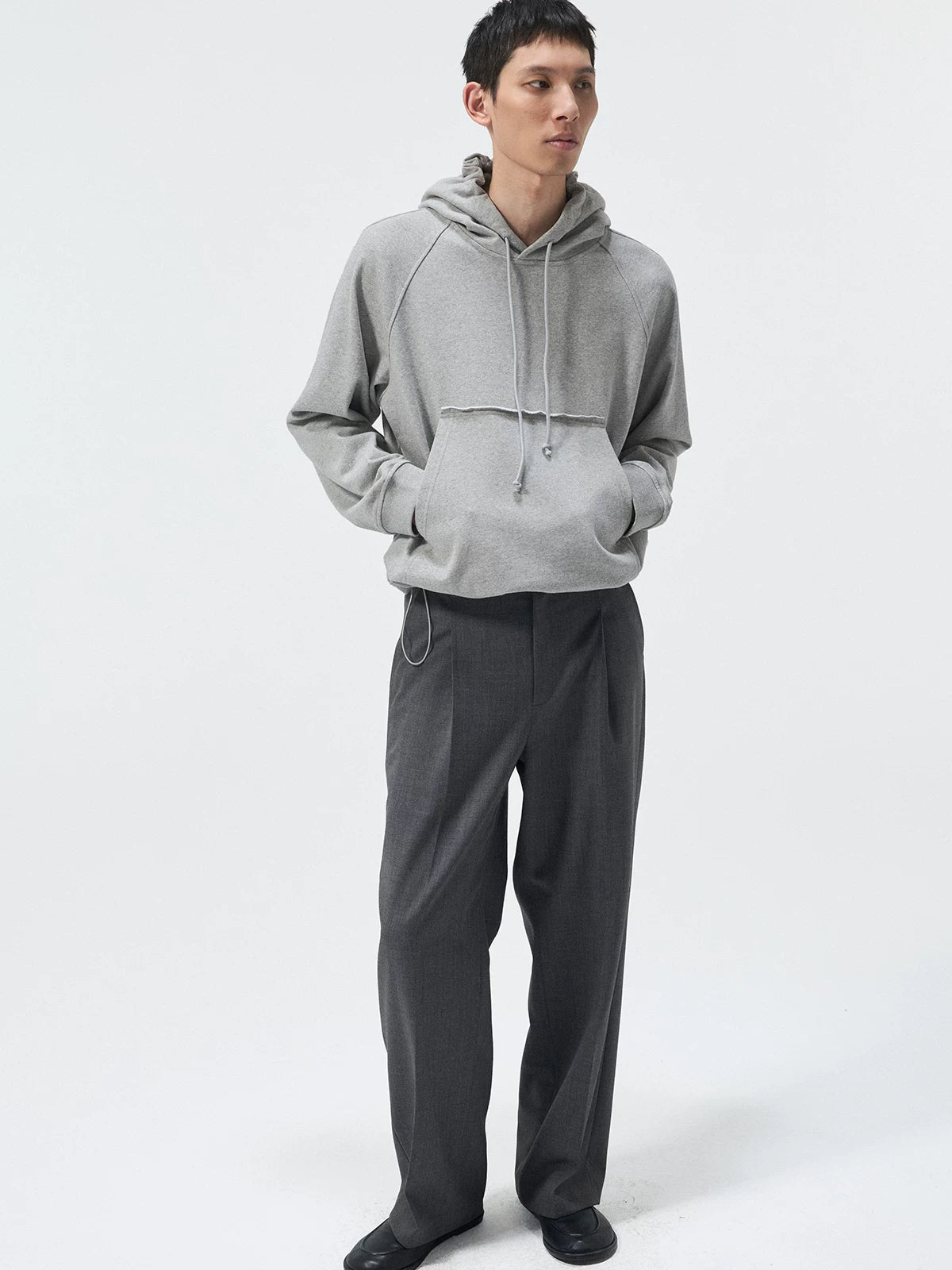 Cotton Terry Kangaroo Pocket Hoodie