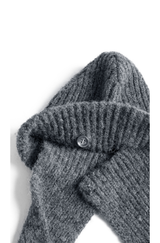 Convertible Wool Beanie Scarf