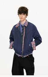 Houndstooth Harrington Jacket