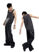 Men's Punk Cotton Sleeveless Vest