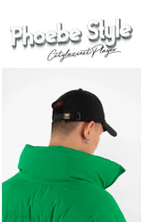 Men's Oversized Green Puffer Jacket