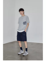Magnetic Belted Elastic Multi-pocket Shorts