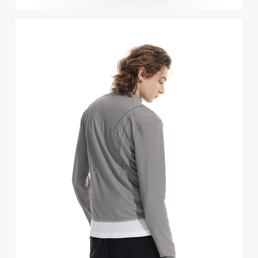 UPF30+ Half-Zip Quick-Dry Stretch Sun Jacket