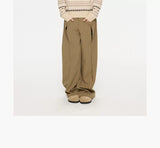 Fair Isle Milk Cotton Knit Sweater
