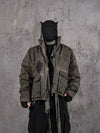 Wanderer Distressed Embroidered Dirty Dyed Parka