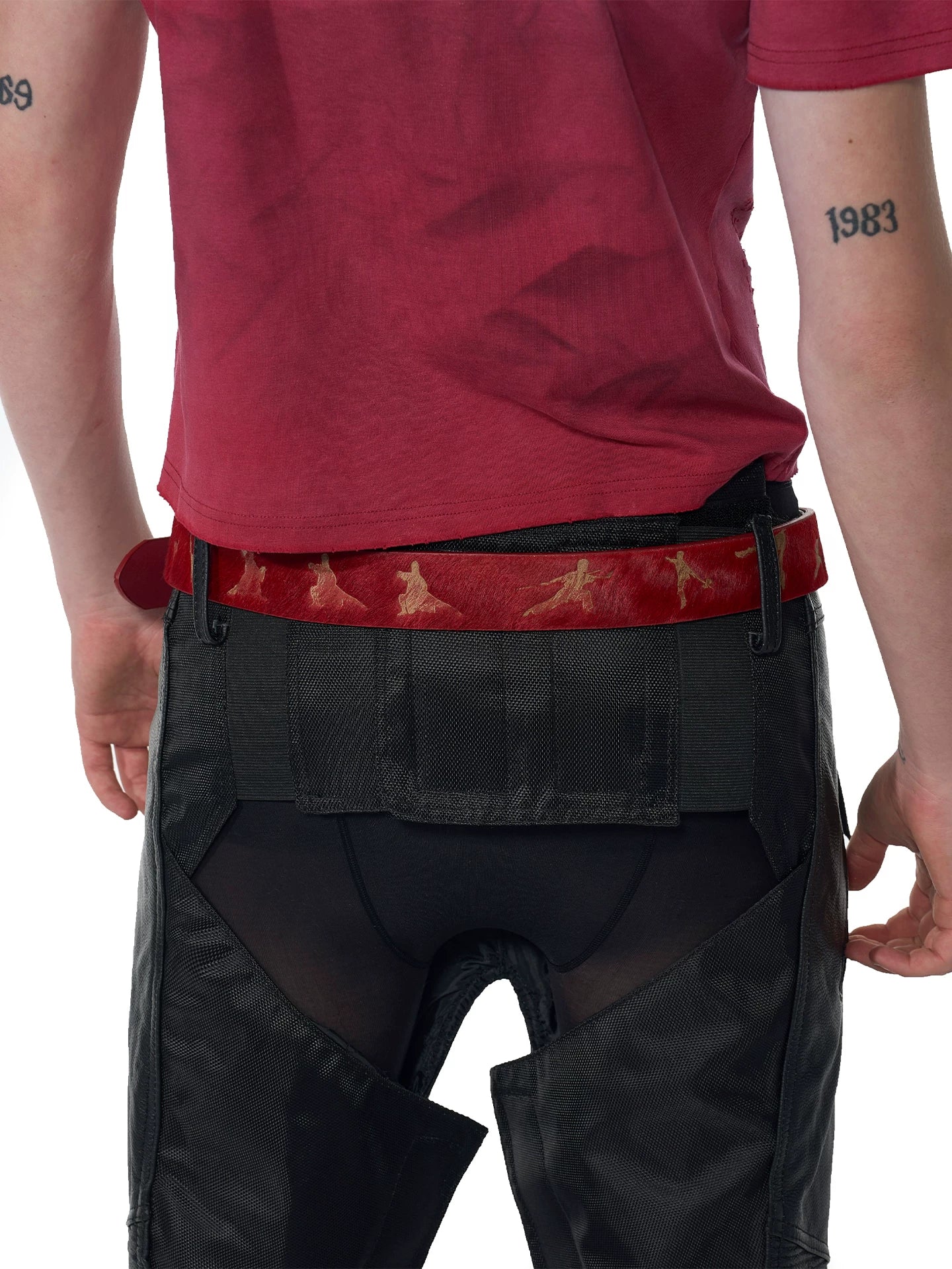 Kung Fu Silhouette Horsehair Belt