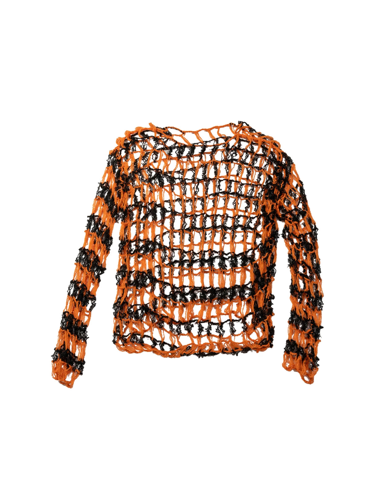 Vintage Punk Loose Fishnet Knit Sweater