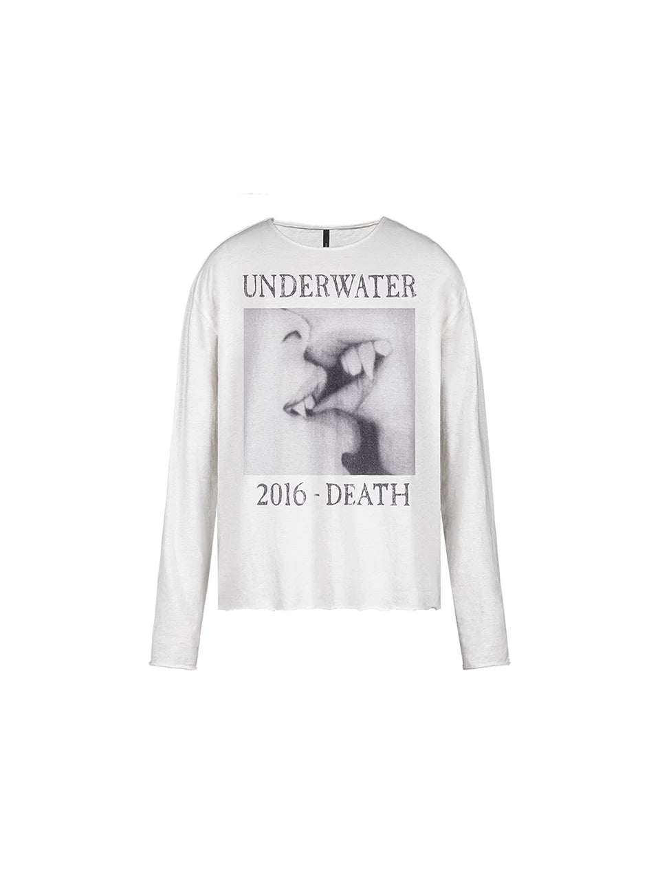 Devil's Kiss Long-sleeve Printed Linen Tee