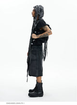 Punk Star Print Slim Cuffed Tee