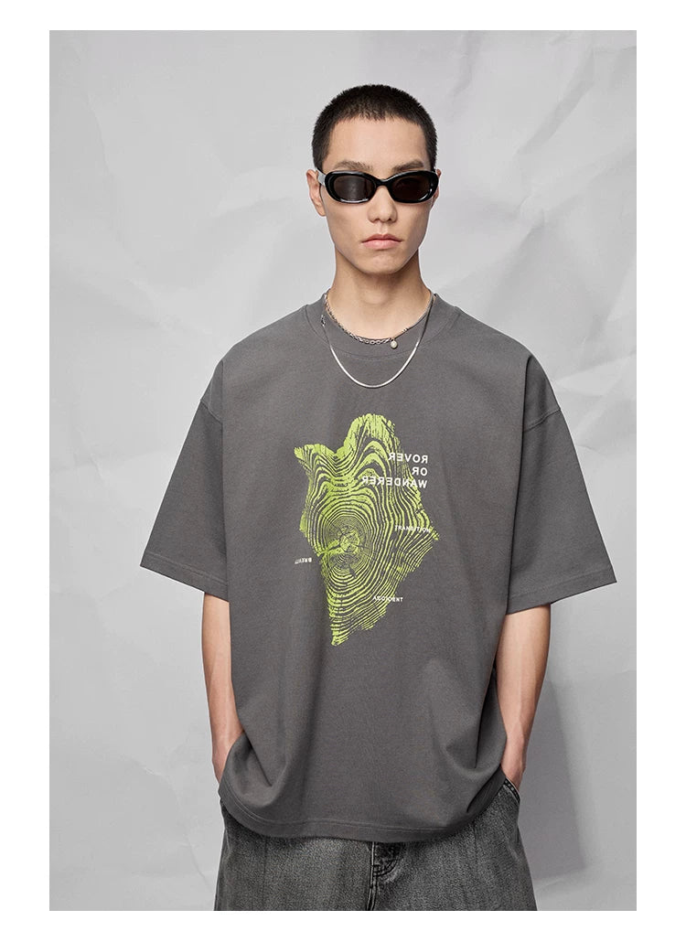 Oversized Graphic Print Tee
