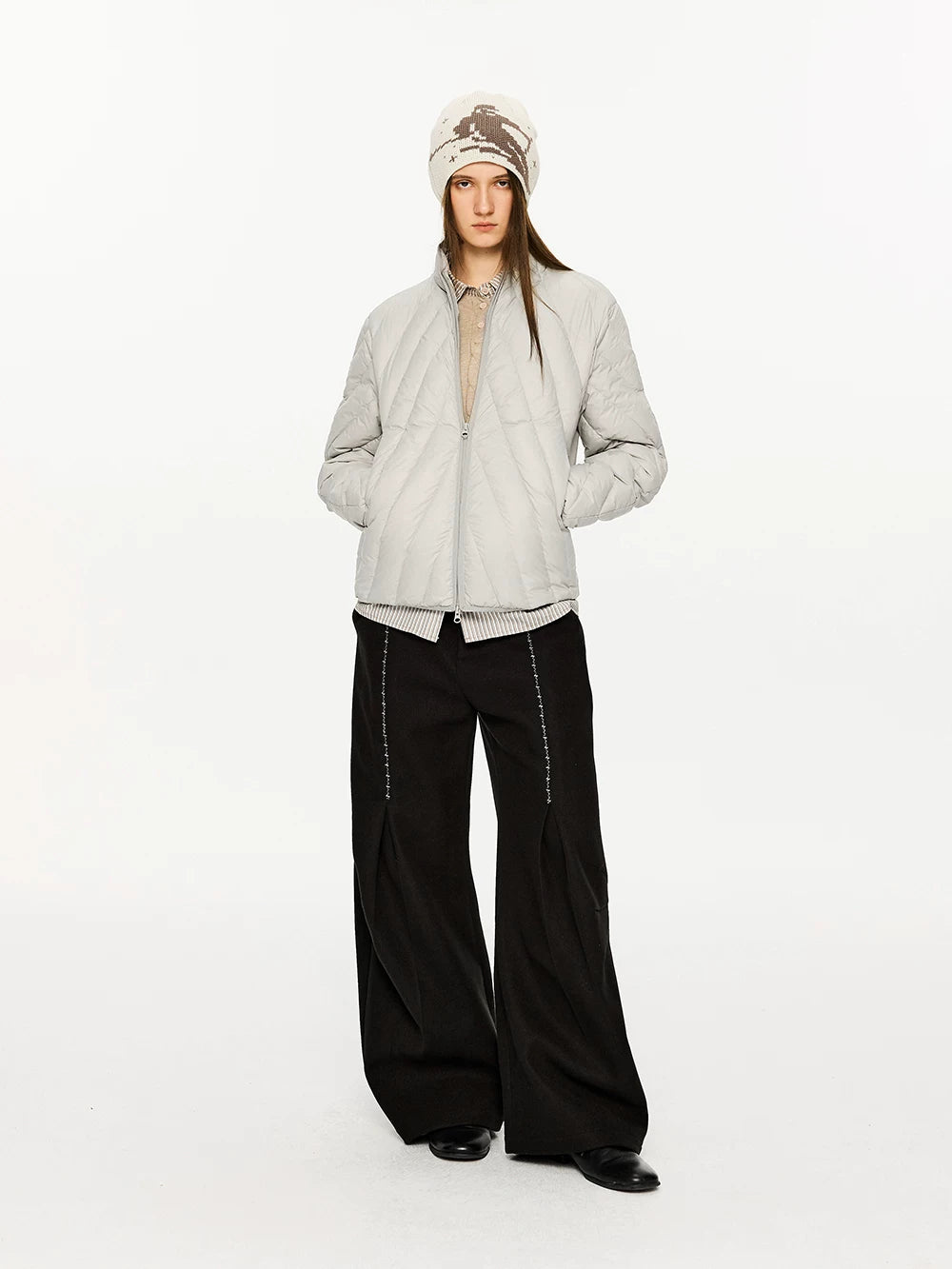 Winter Stand Collar Lightweight Down Jacket