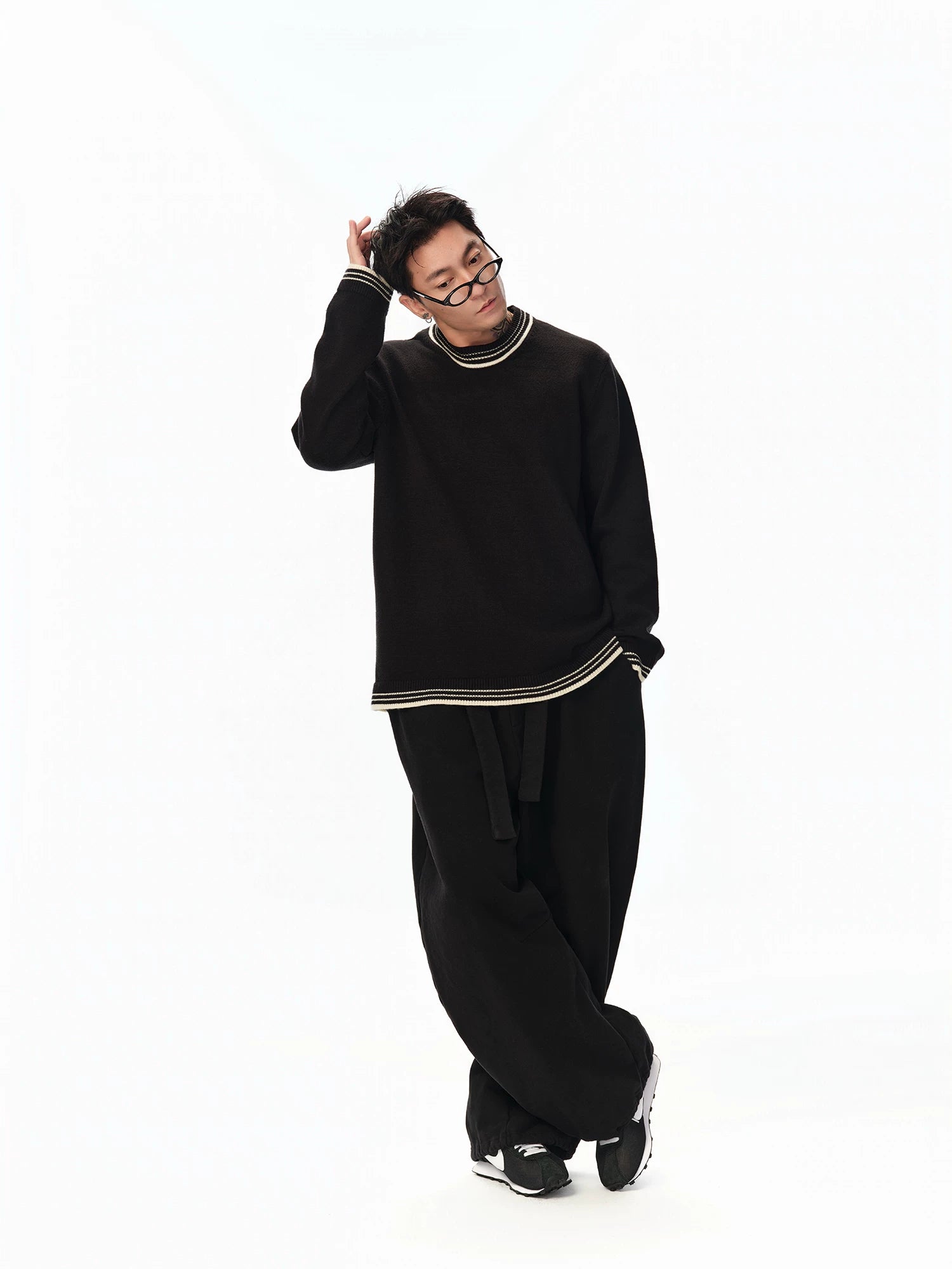 Loose Crew Neck Sweater