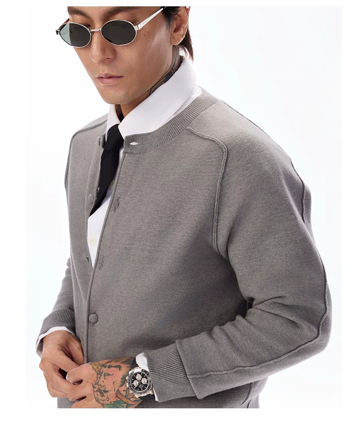 Modal Core-Spun Knit Cardigan