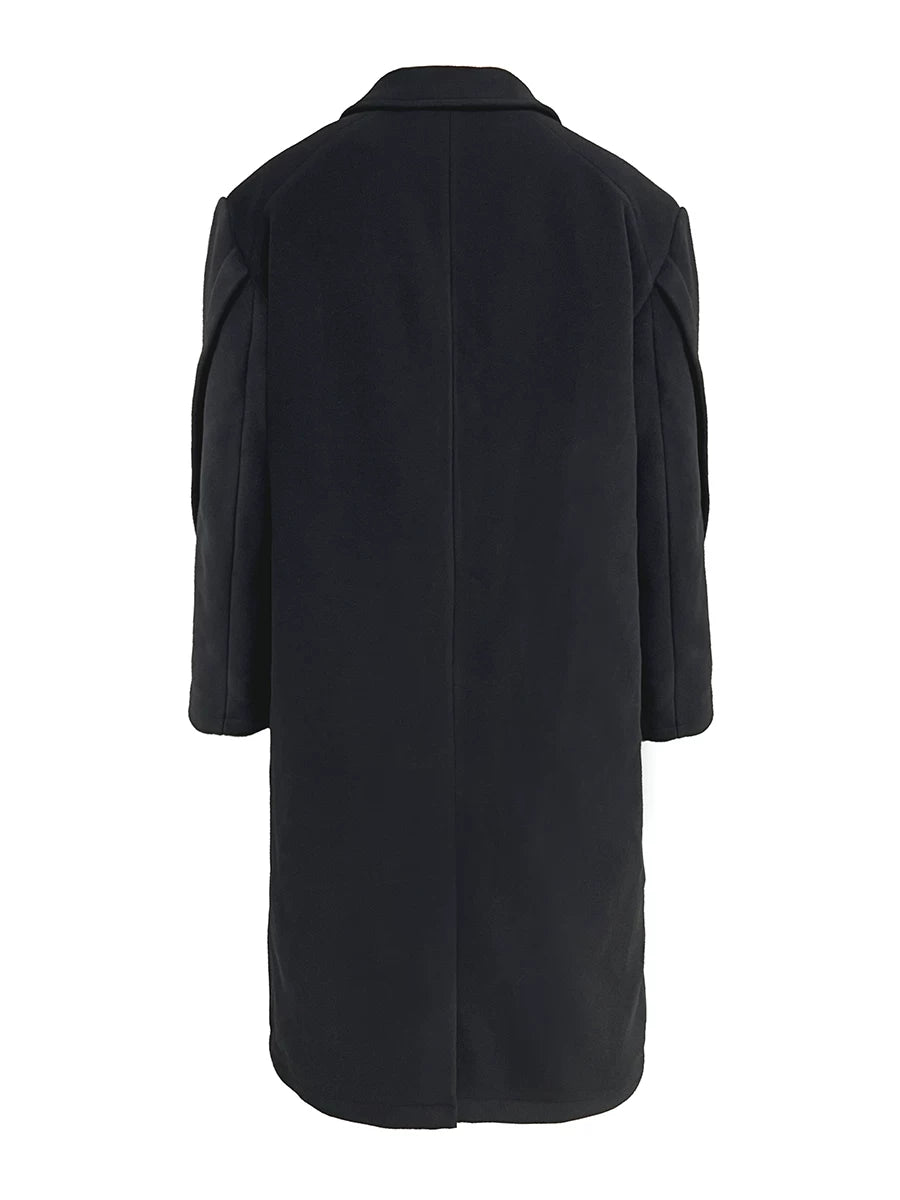 Padded Long 70% Australian Wool Coat