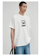 Printed 300G Long-Staple Cotton Short-Sleeve Tee