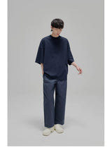 Vintage Ribbed Half Sleeve Tees