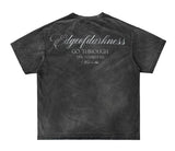 Demon Goat Distressed Printed Loose Tee