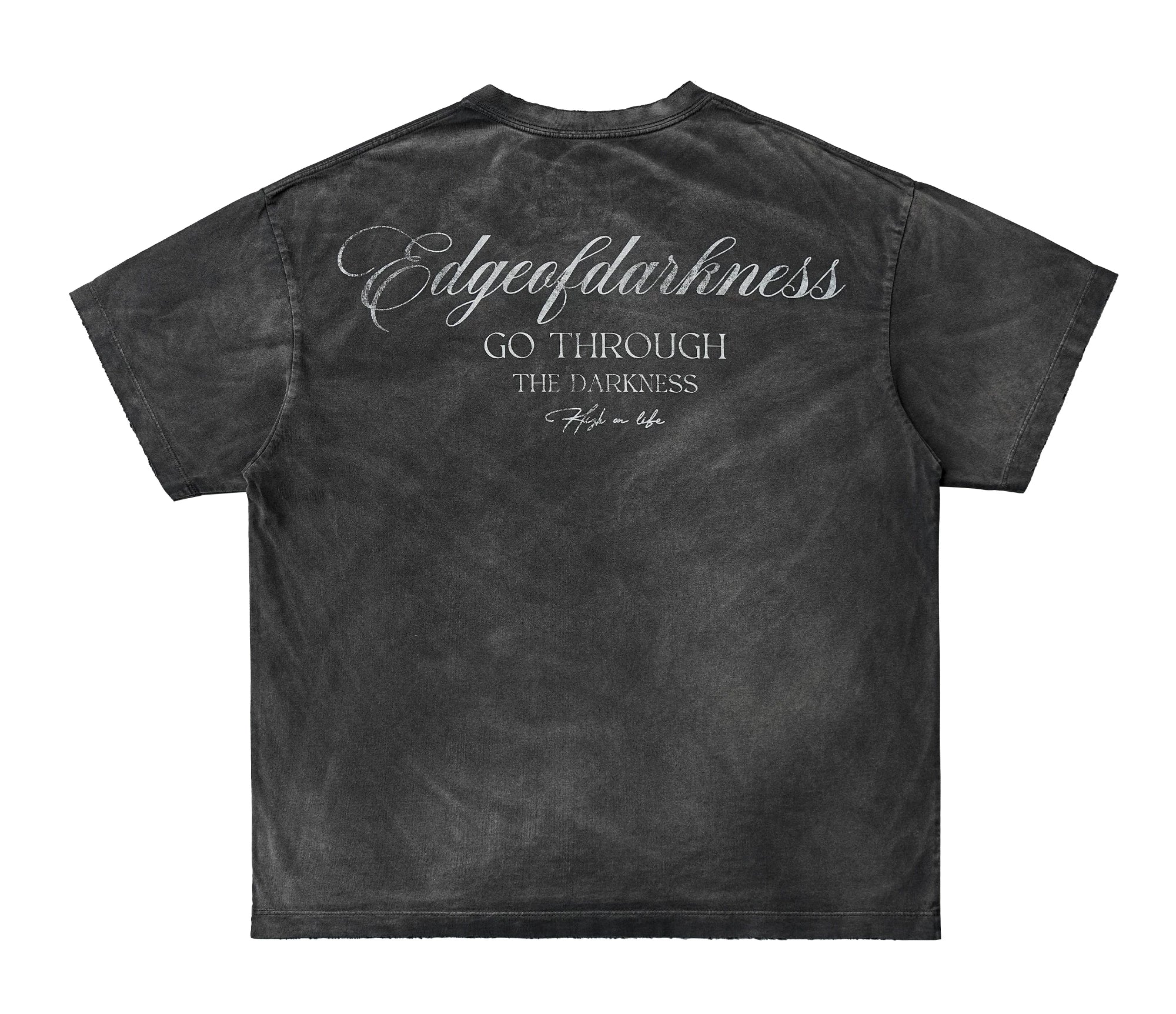 Demon Goat Distressed Printed Loose Tee
