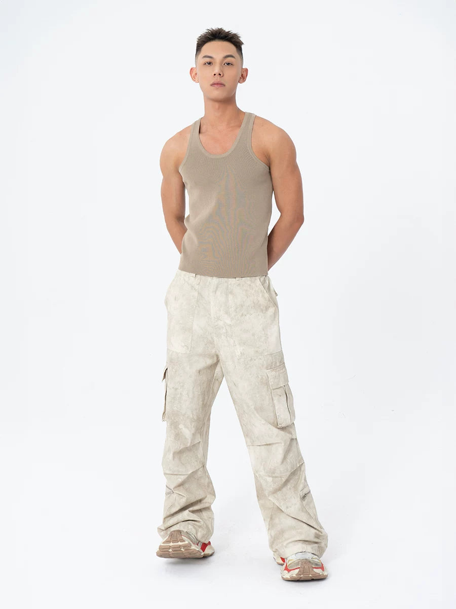 Men's Ribbed Sports Tank Tops