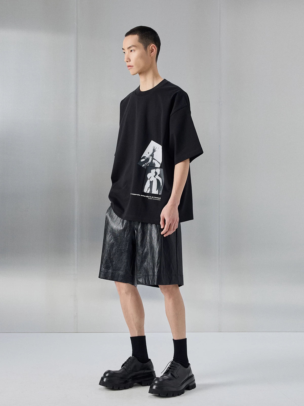 Oversized Heavyweight Double Yarn Printed Tee