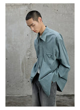 Triangle Pocket Shirt with Hidden Placket