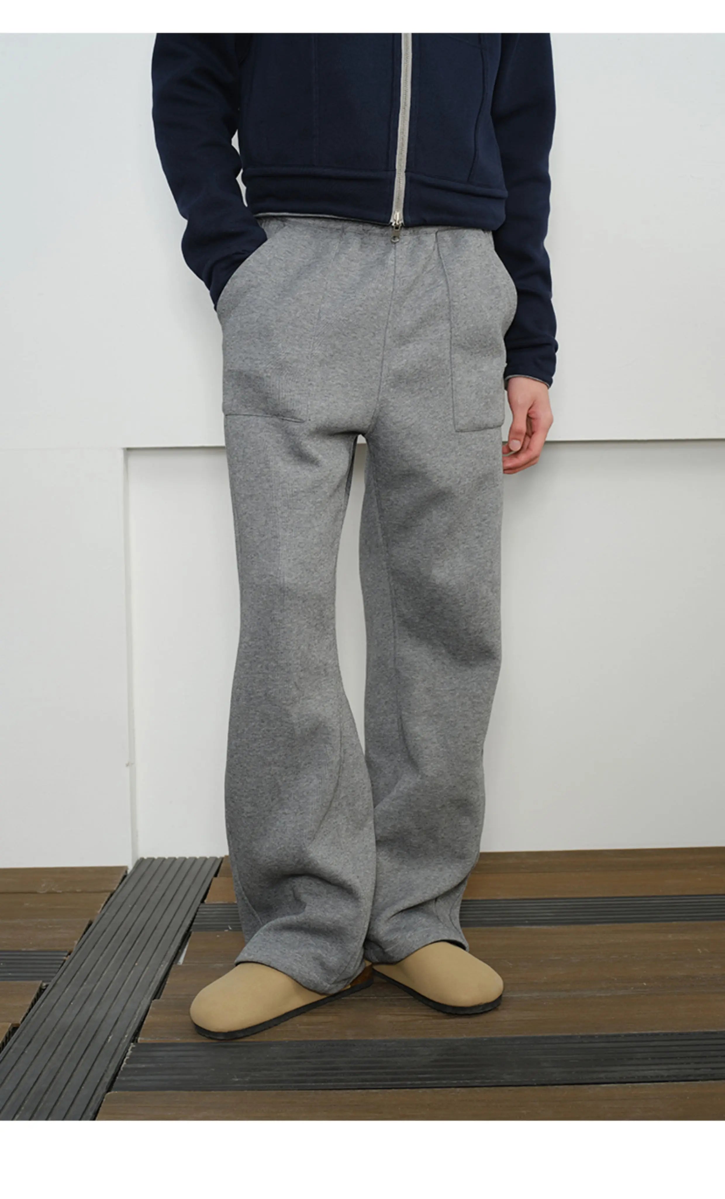 Men's Reversible Zip Hoodie Sweatpants Set