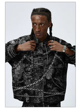 American Chain Print Detroit Work Jacket