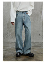 Vintage Washed Flared Denim Pants