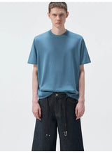 Short Sleeve Wool Silk Knit Top