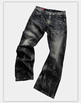 Vintage Dark Wash Curved Jeans