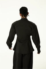 Hourglass Monochrome Long Sleeve Vintage Shirt