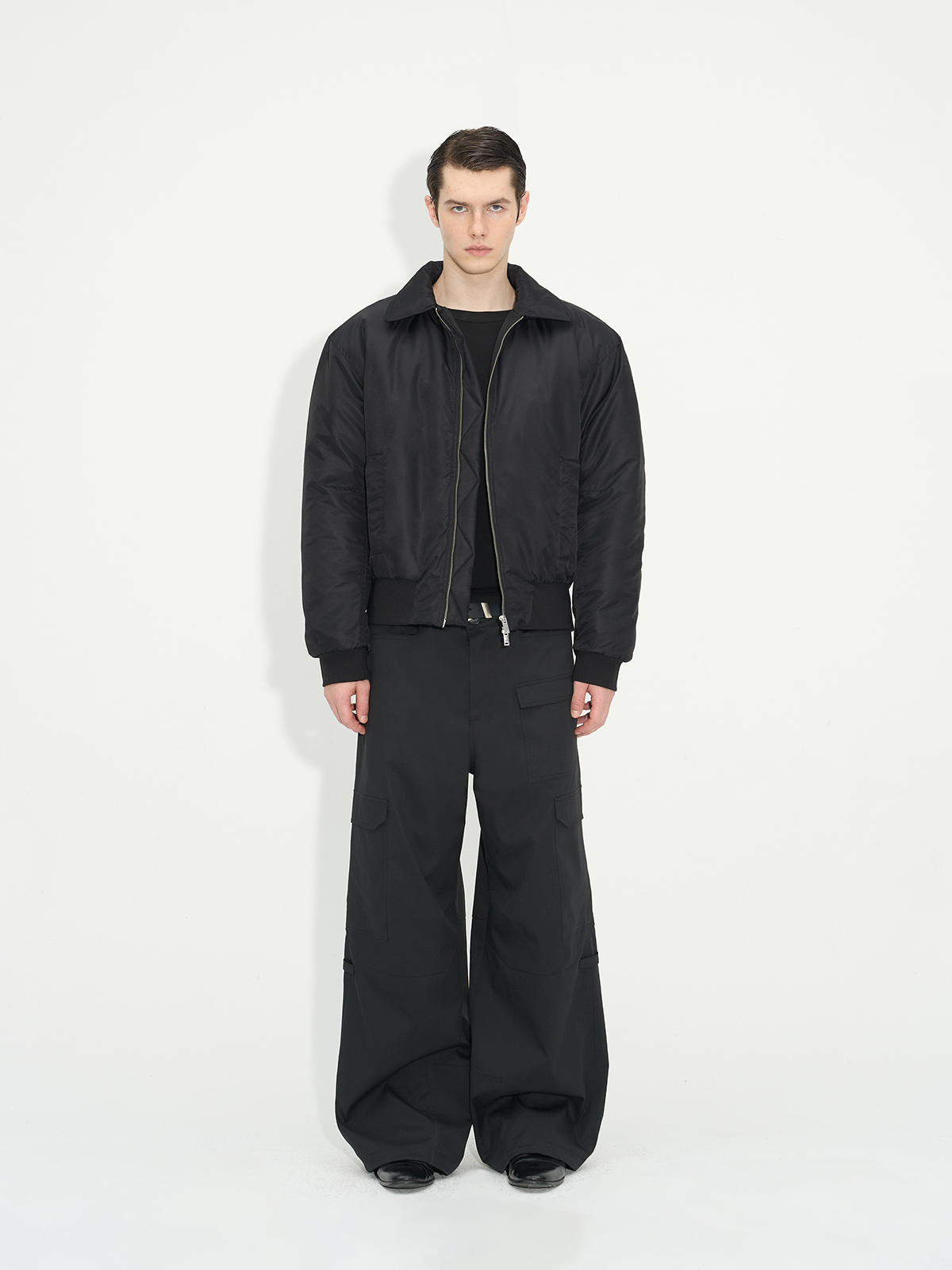 Loose Slim Lapel Collar Cotton Coat