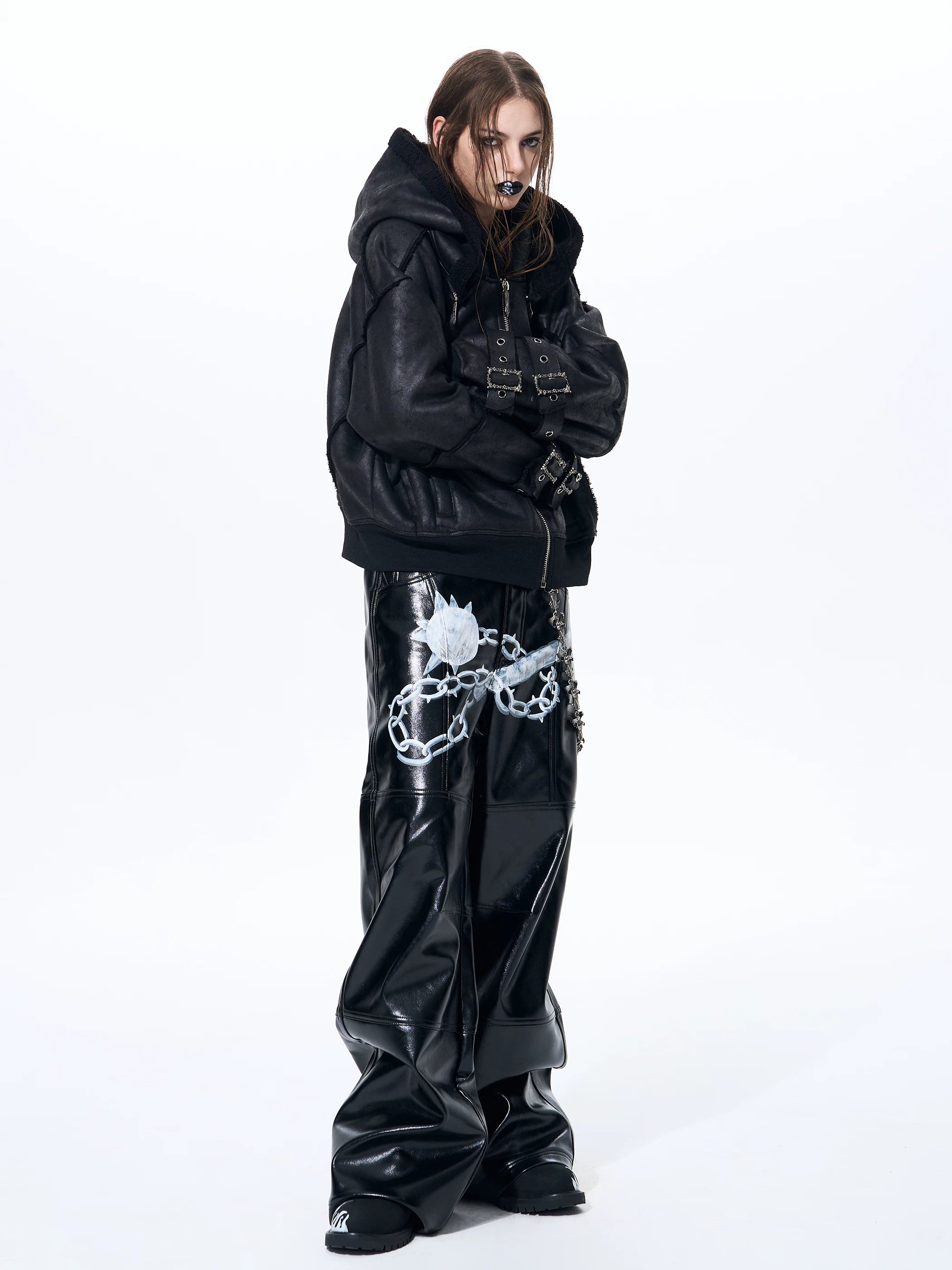 Men's Dual Hood Bomber Puffer Jacket