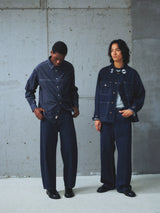 Okayama Kuroki Straight Denim Pants