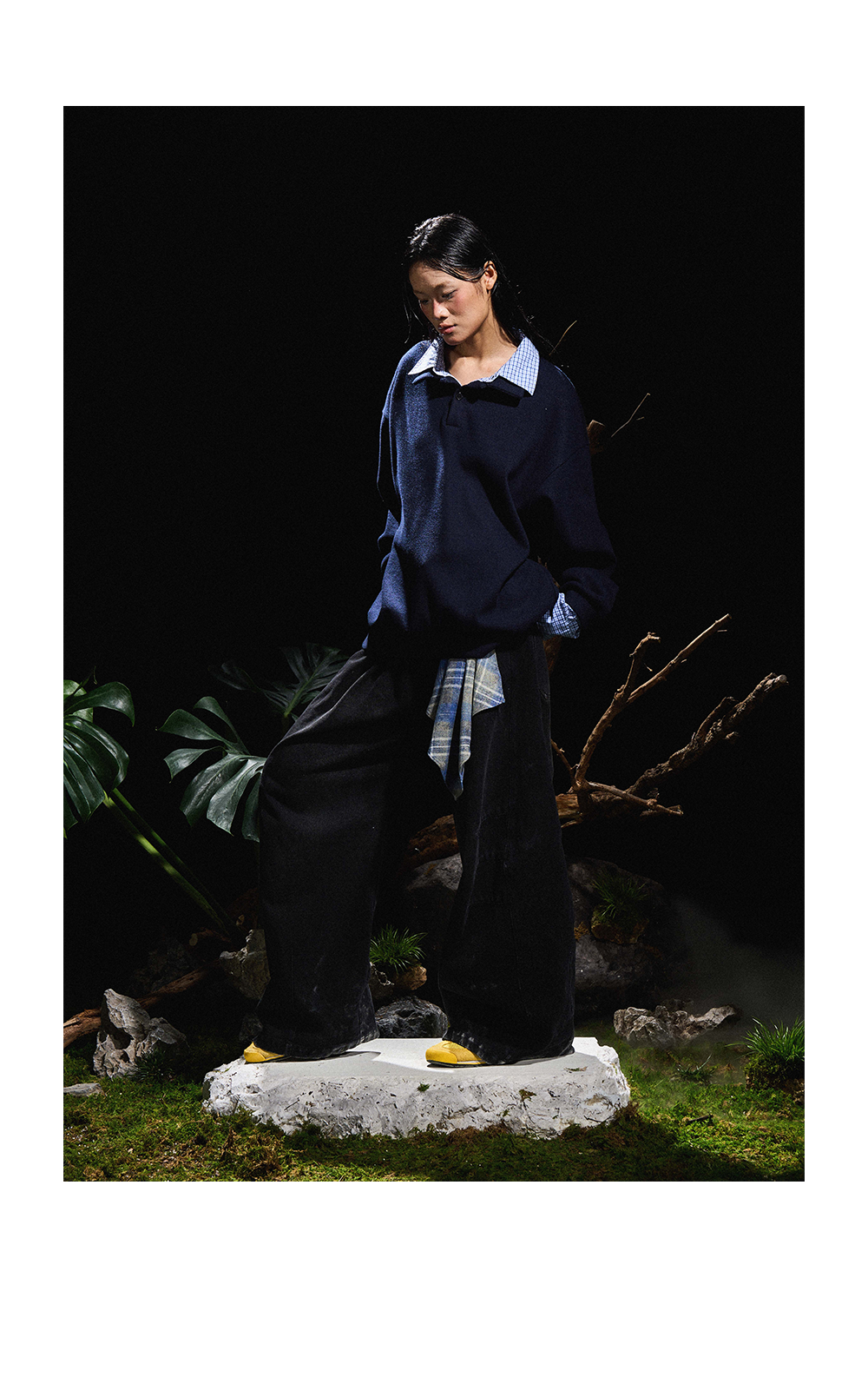 Multi-wear Detachable Washed Jeans