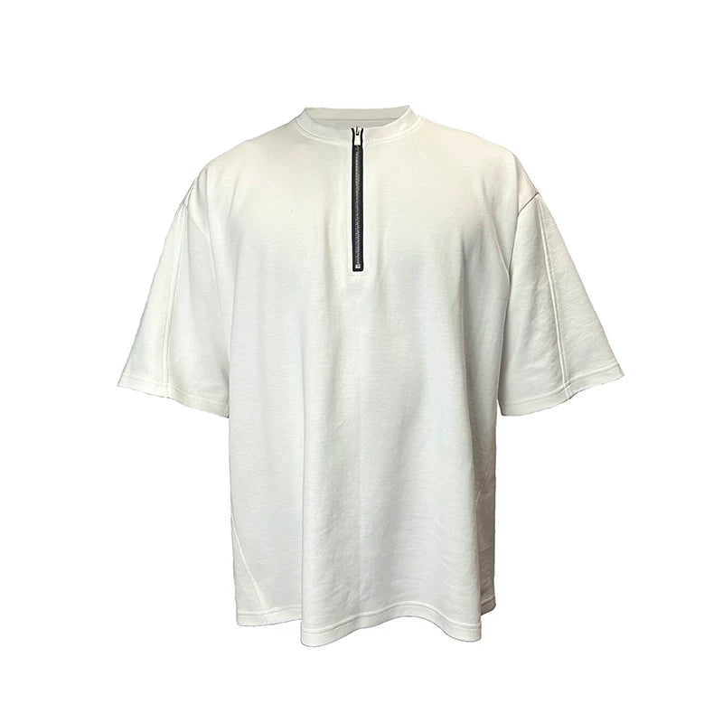 Half Zip Short Sleeve Cleanfit Tee