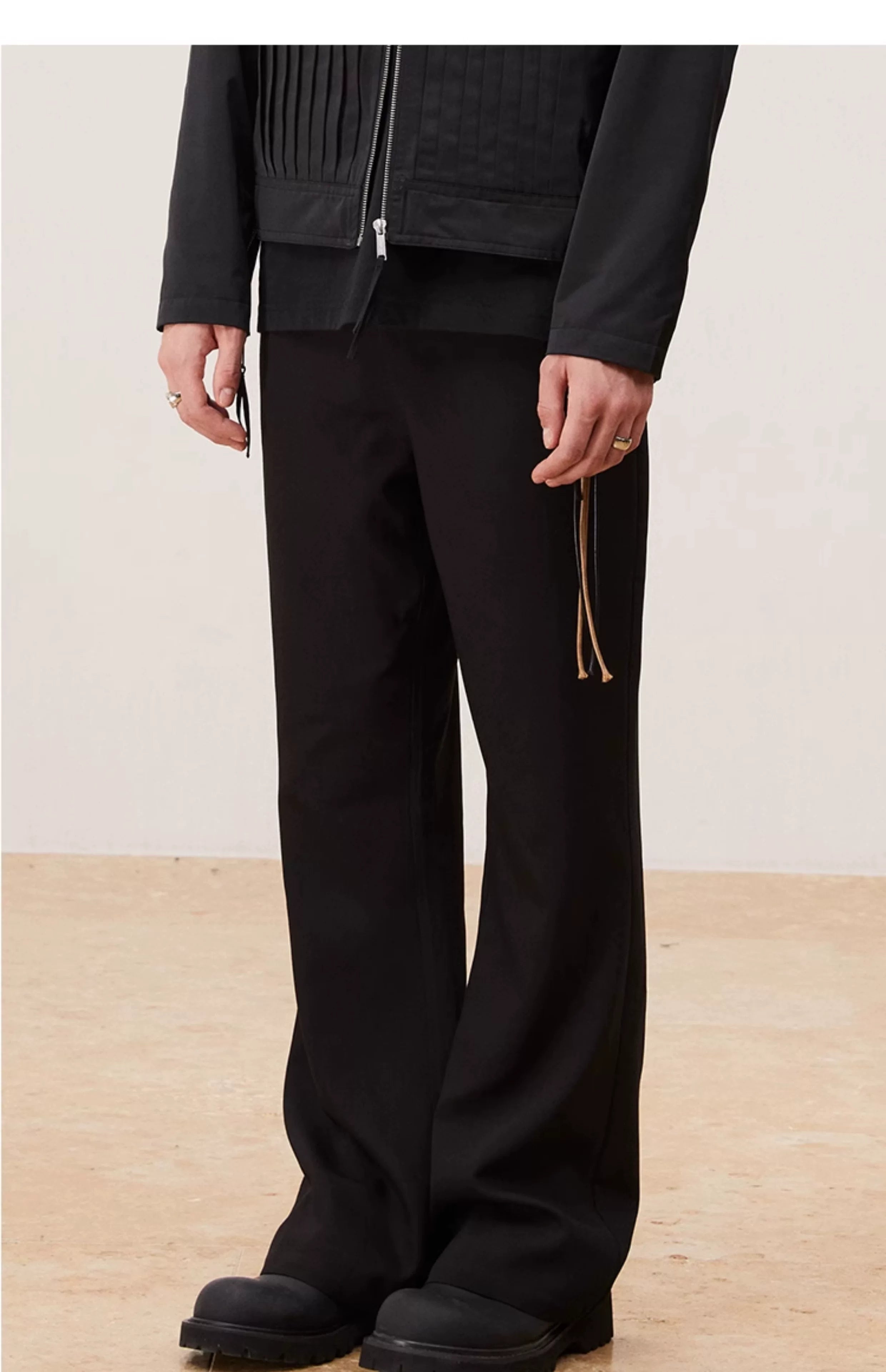 Men's Flare Slim Casual Suit Pants