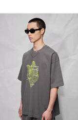 Oversized Graphic Print Tee