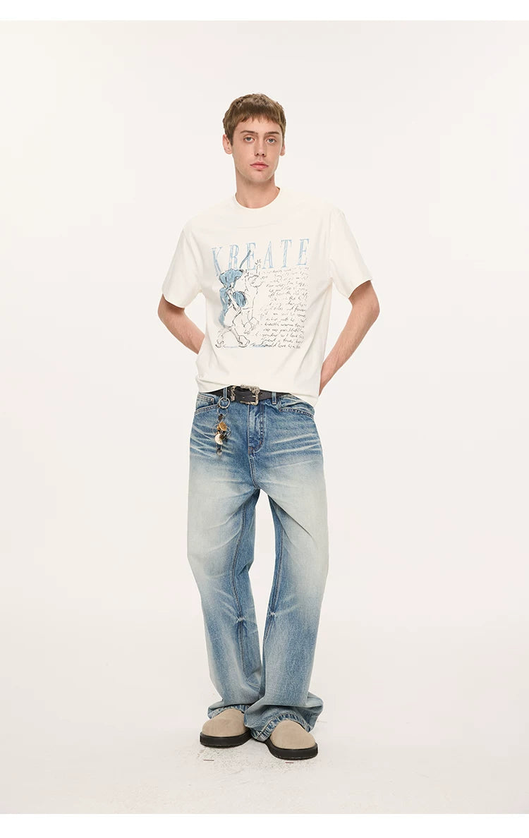 Men's Printed Sun Protection Tee