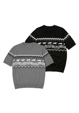 Antibacterial Lyocell Fair Isle Note Tee