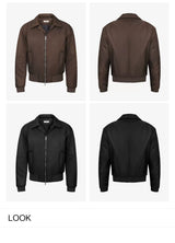 Loose Slim Lapel Collar Cotton Coat