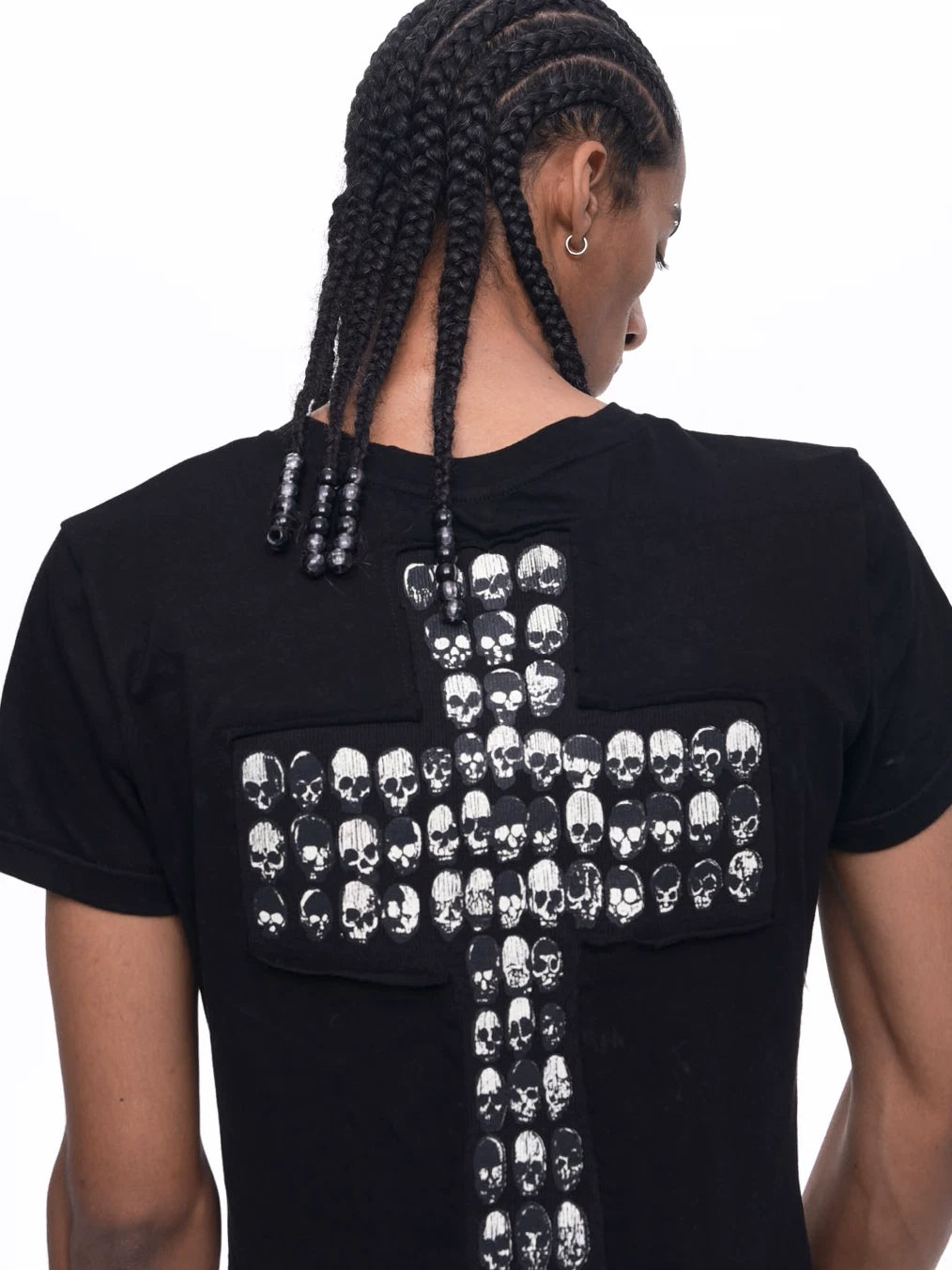 Men's Black Skull Cross Tee