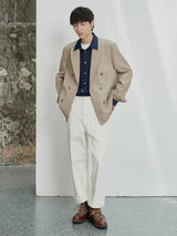 80s Cotton Oxford Asymmetric Pocket Shirt