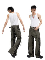 Military Green Camo Cargo Pants