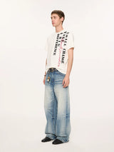 Casual Cool Dry Contrast Slogan Tees