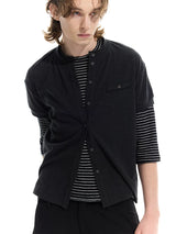 Premium Wool Blend Straight Shoulder Cardigan