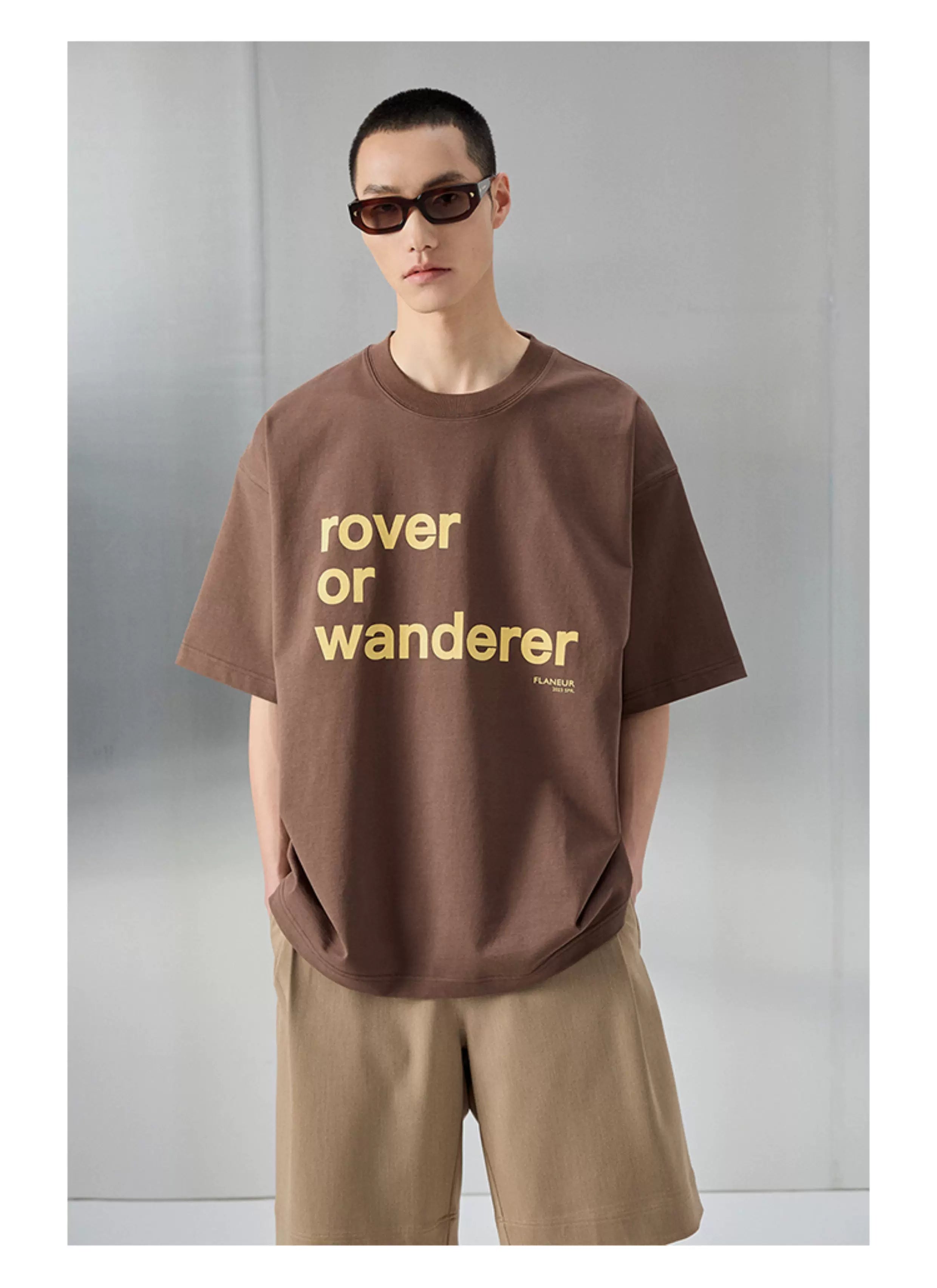 Foam Print Loose Tees