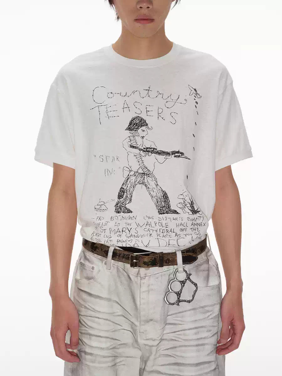 War Print Tee