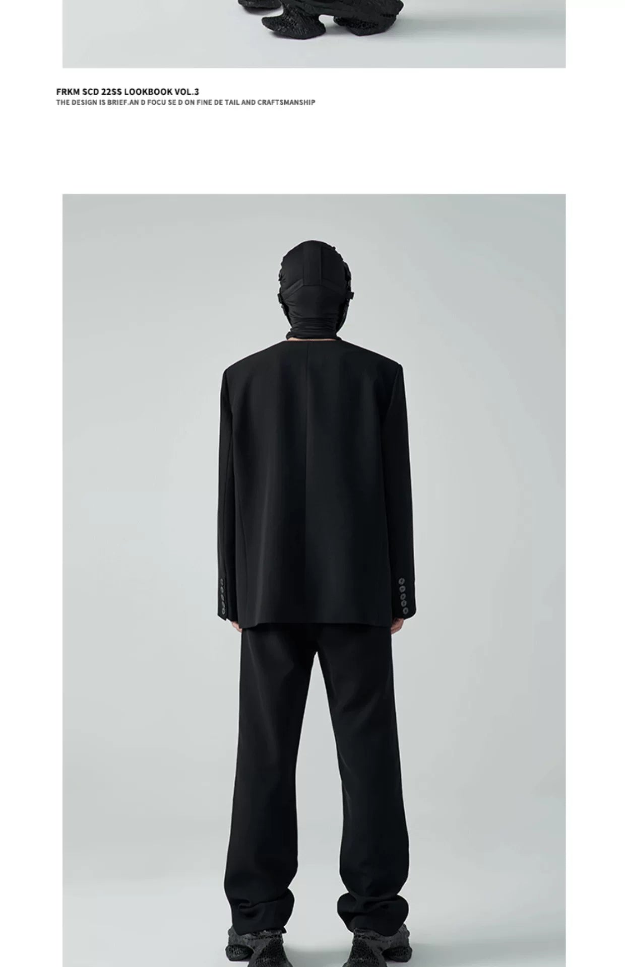 Unisex Loose Padded Uncollared Blazer