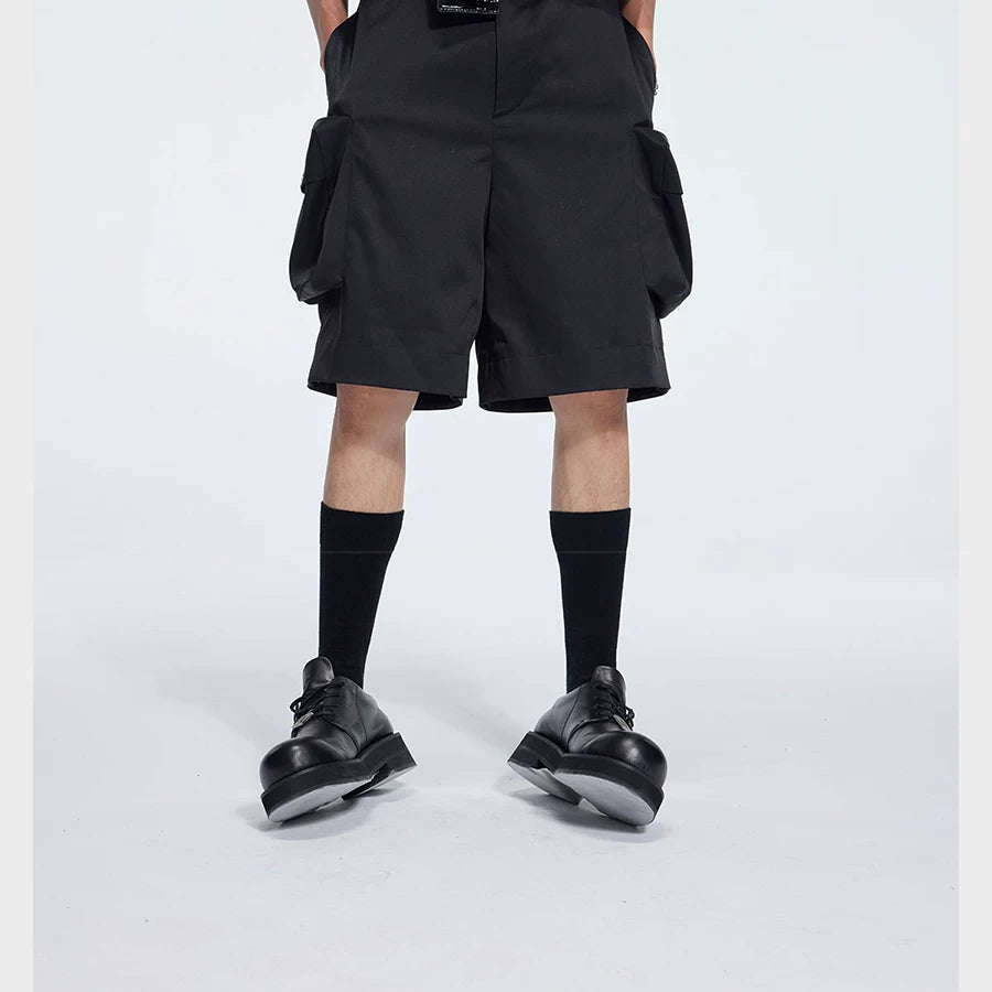 Men's Loose Tailored Pocket Shorts